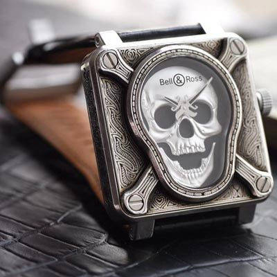   独家视频评测柏莱士BELL & ROSS BR 01 Burning skull  Instruments 系列限量版骷颅头