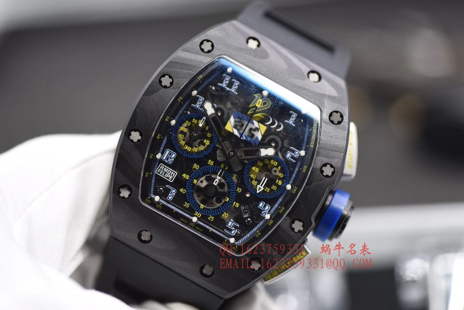   独家视频评测KV最强版本  理查德米勒RICHARD MILLE男士系列RM 011腕表 / RMCI 011DD