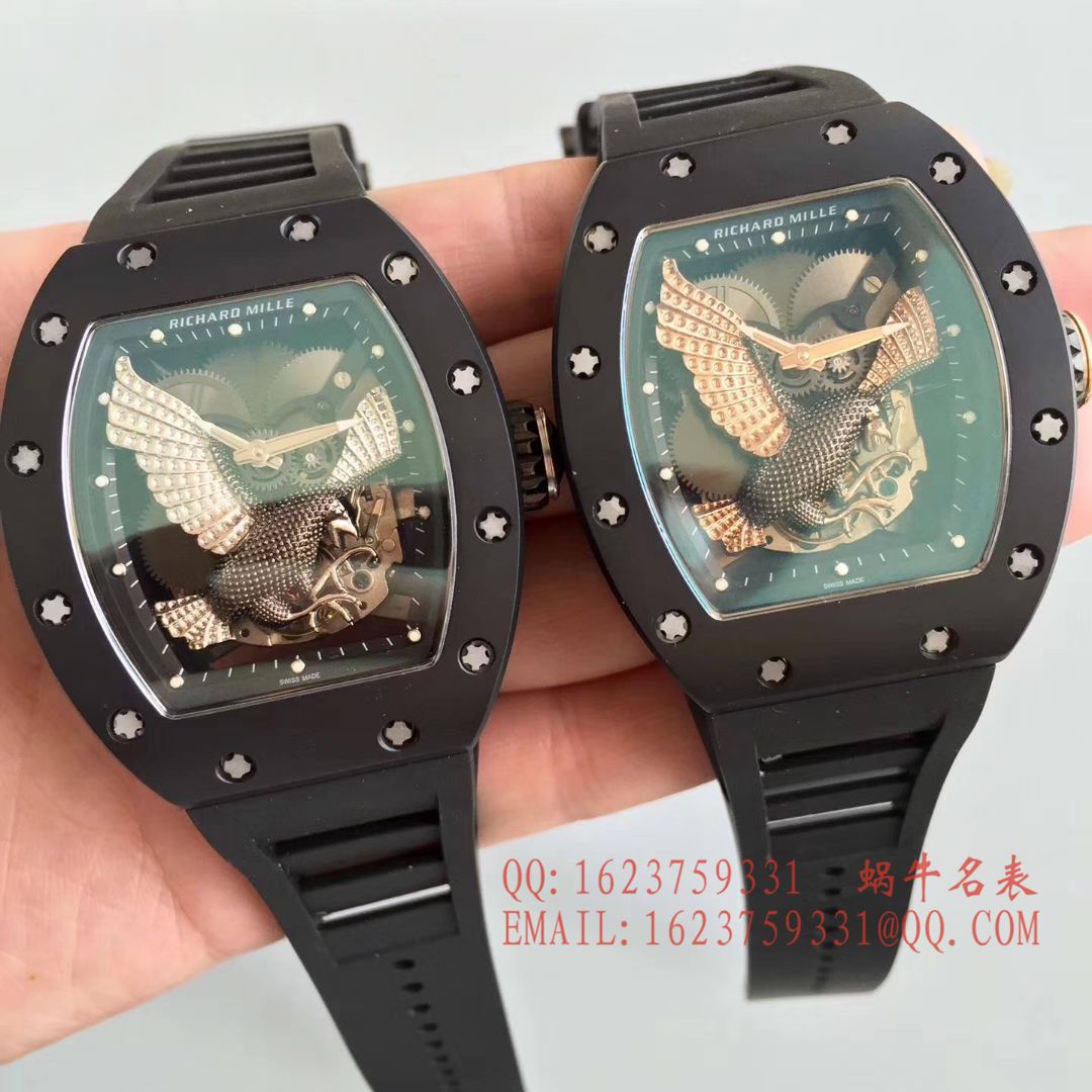   独家视频评测KV  理查德.米勒RICHARD MILLE男士系列RM023-02立体鹰雕图案腕表 / RM 023-2
