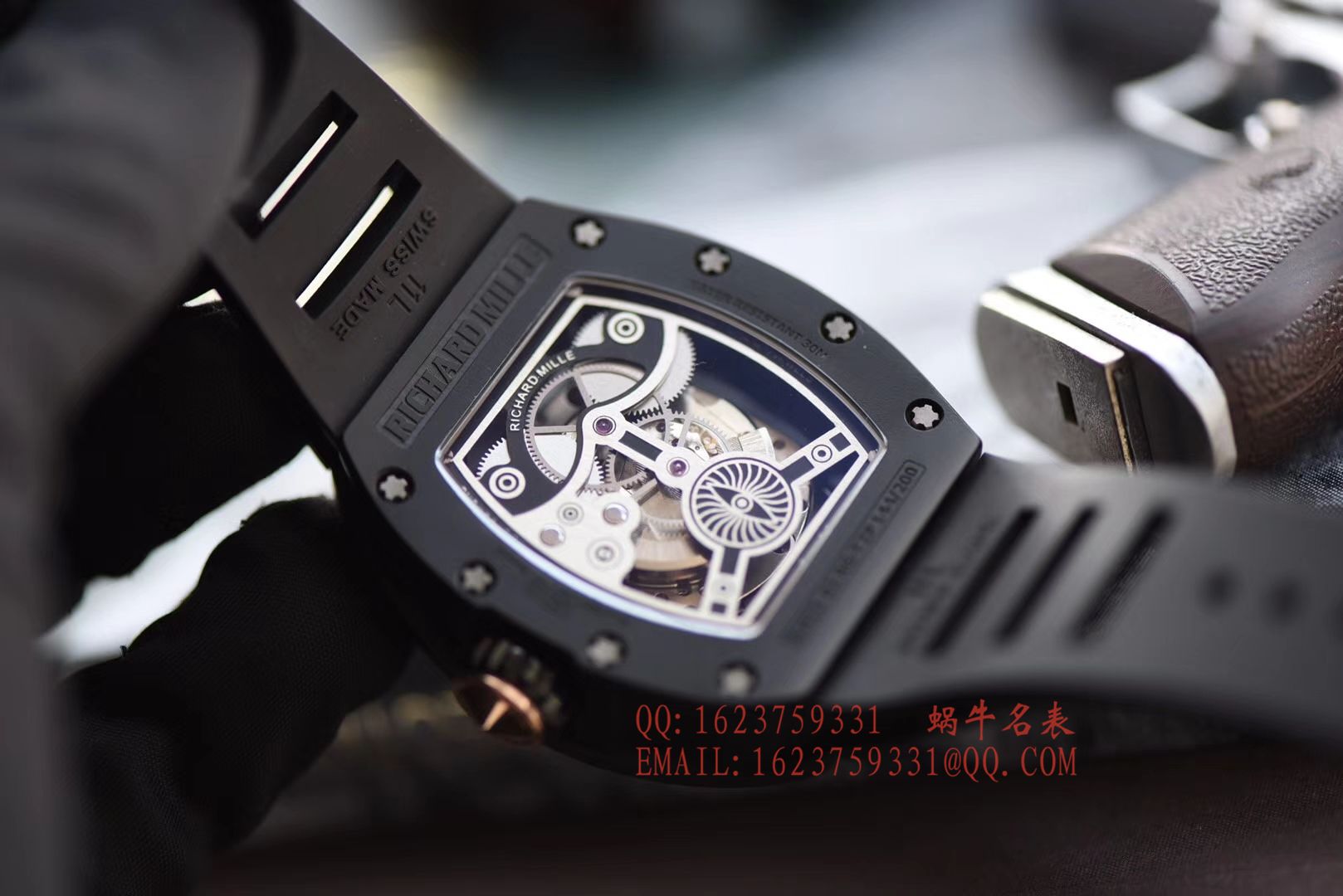   独家视频评测KV  理查德.米勒RICHARD MILLE男士系列RM023-02立体鹰雕图案腕表 / RM 023-2