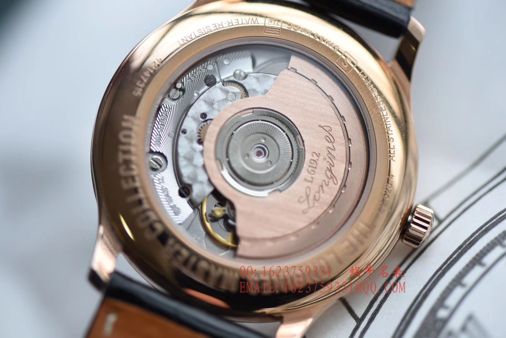   独家视频评测KZ  浪琴名匠系列L2.628.6.78.3玫瑰金腕表 / L095
