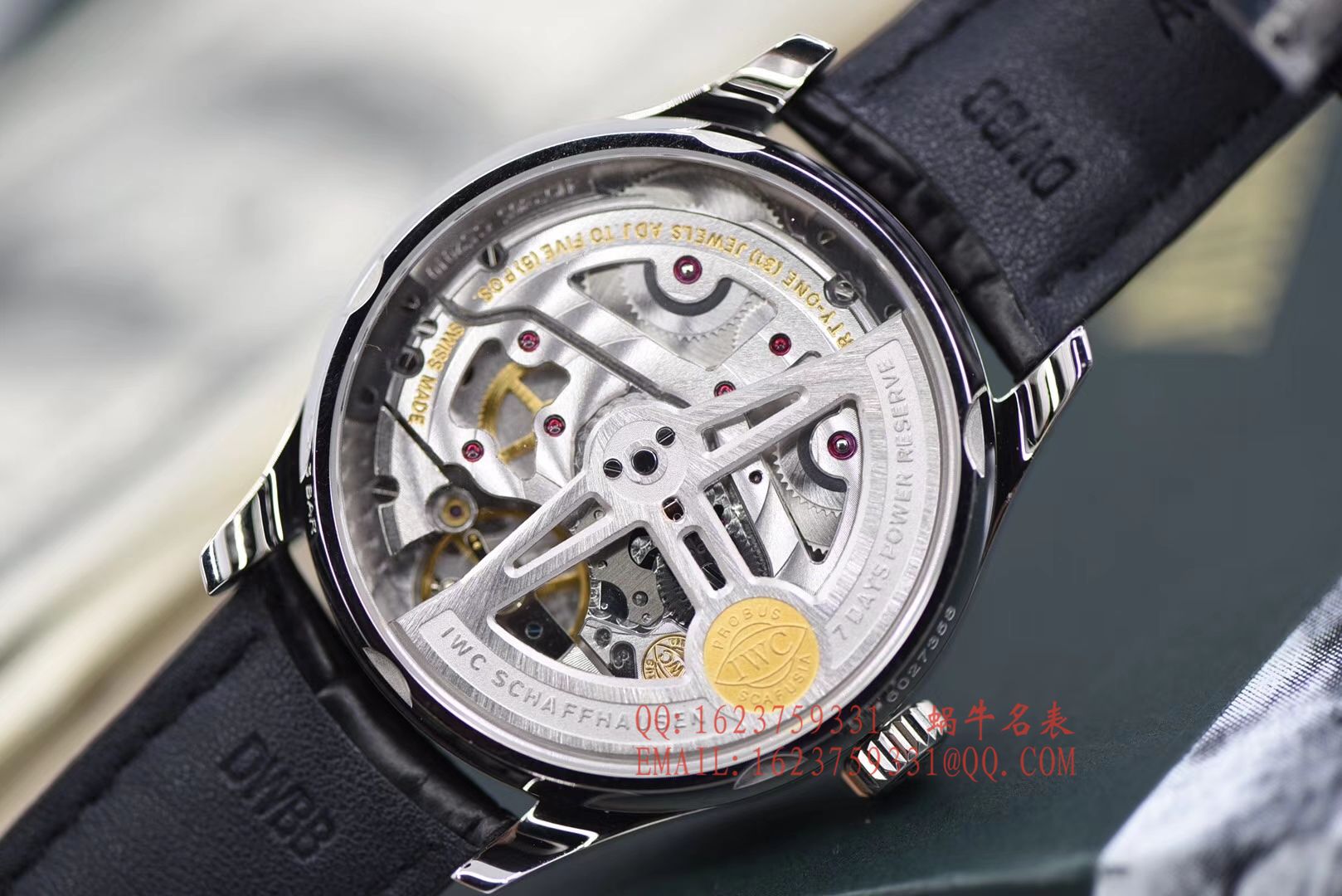   独家视频评测ZF  V5版本  万国葡萄牙七天7 DAYS系列 IW500710腕表《葡七蓝面》 / WG316