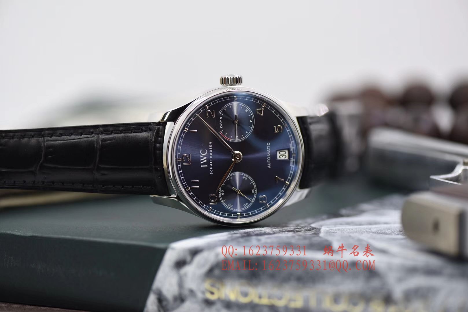   独家视频评测ZF  V5版本  万国葡萄牙七天7 DAYS系列 IW500710腕表《葡七蓝面》 / WG316