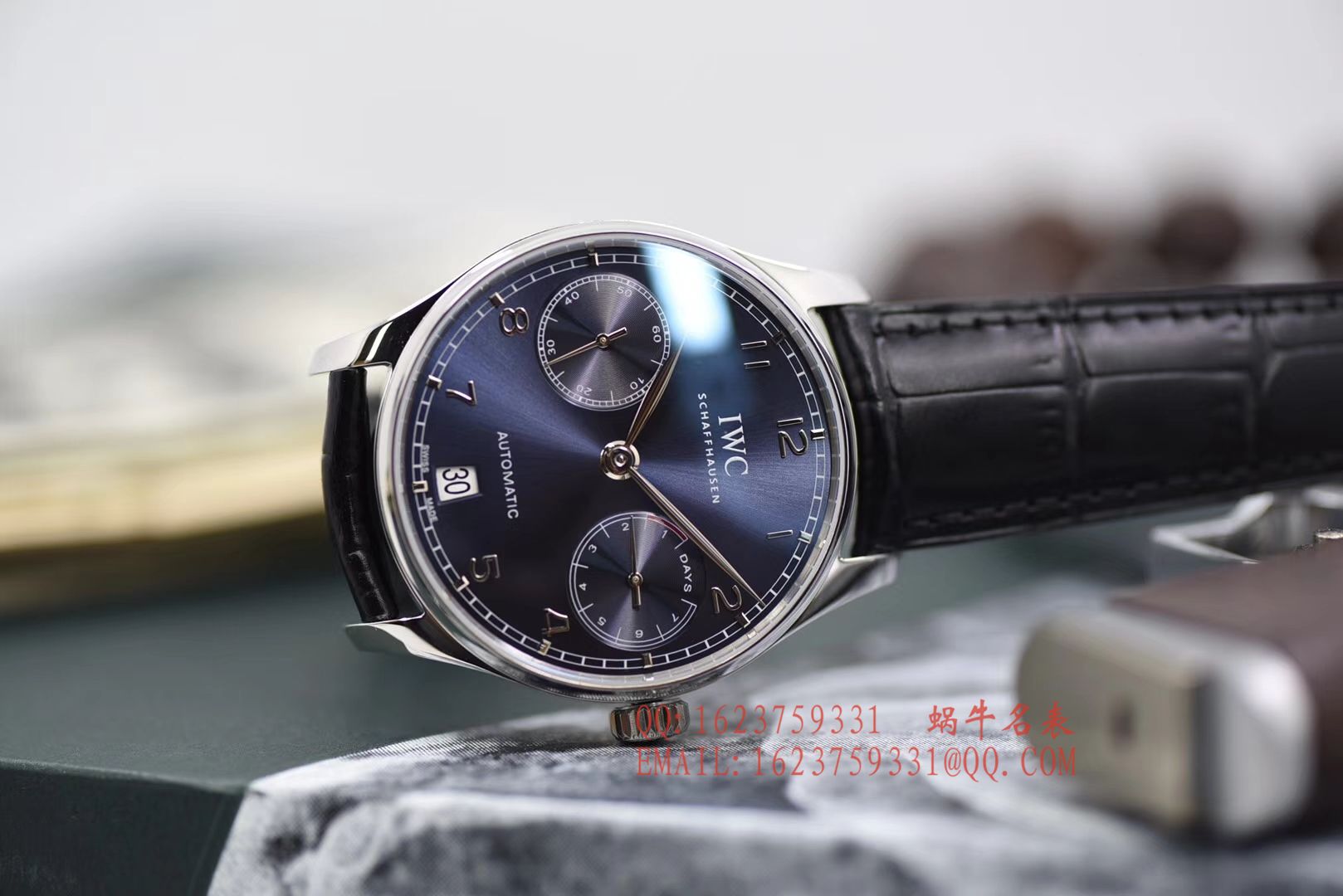   独家视频评测ZF  V5版本  万国葡萄牙七天7 DAYS系列 IW500710腕表《葡七蓝面》 / WG316