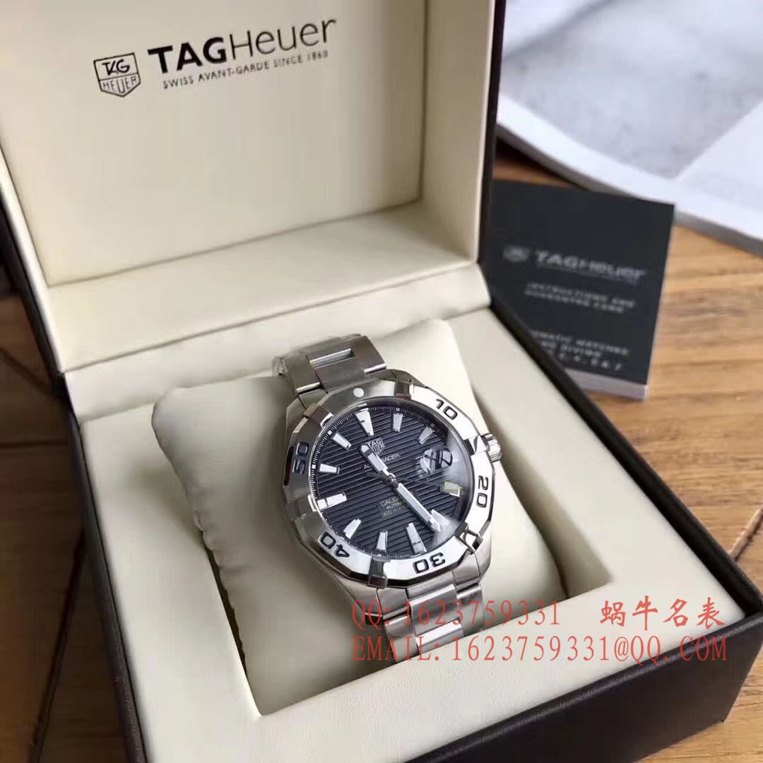   原单正品  泰格豪雅竞潜系列WAY2013.BA0927 、 WAY2010.BA0927《黑面》、WAY2012.BA0927《蓝面》腕表 / TG054