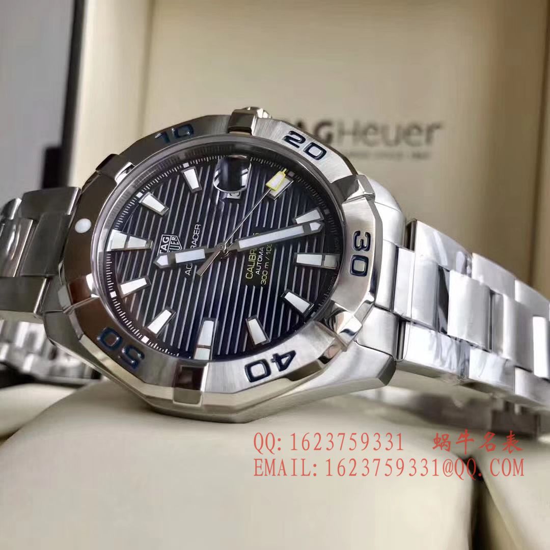   原单正品  泰格豪雅竞潜系列WAY2013.BA0927 、 WAY2010.BA0927《黑面》、WAY2012.BA0927《蓝面》腕表 / TG054