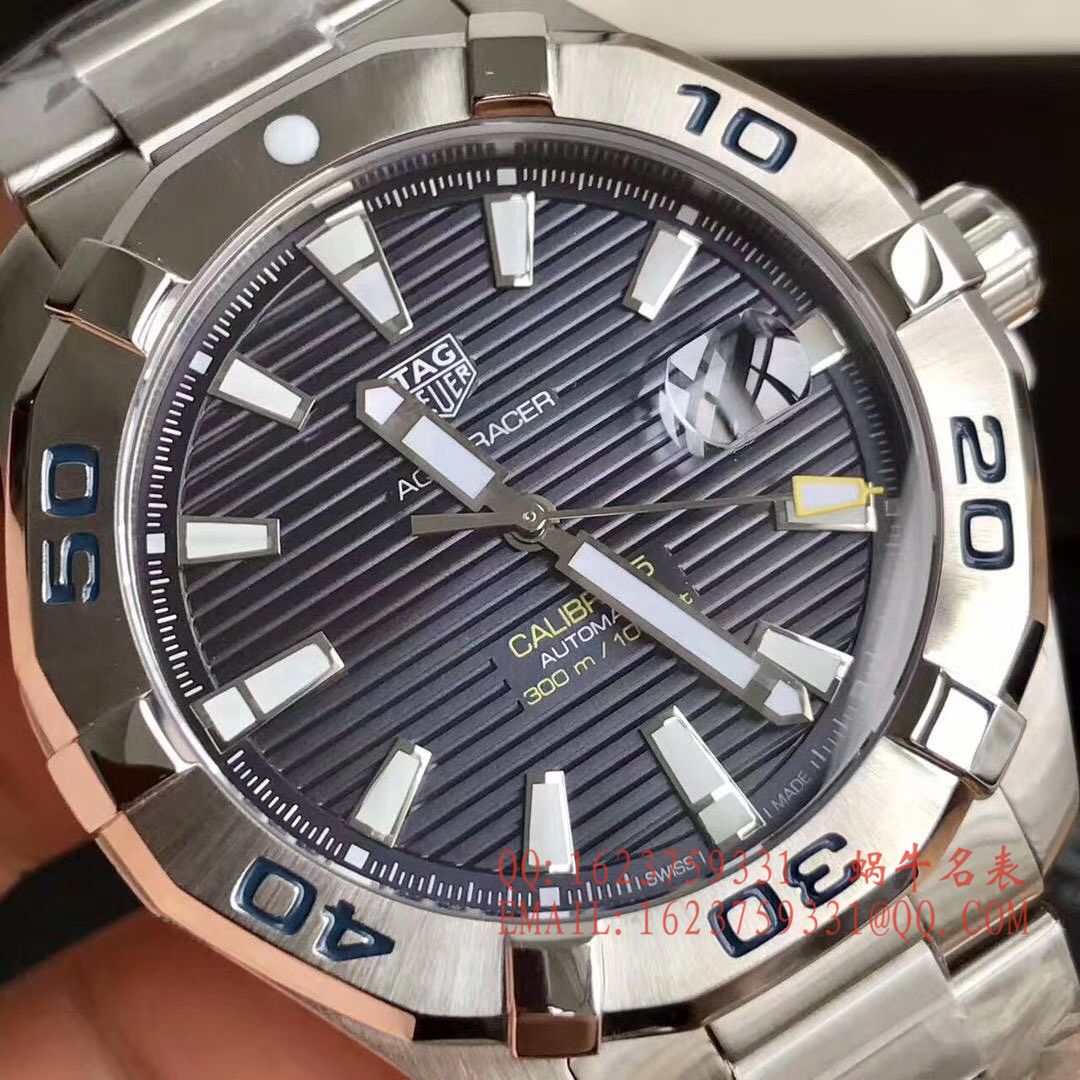   原单正品  泰格豪雅竞潜系列WAY2013.BA0927 、 WAY2010.BA0927《黑面》、WAY2012.BA0927《蓝面》腕表 / TG054