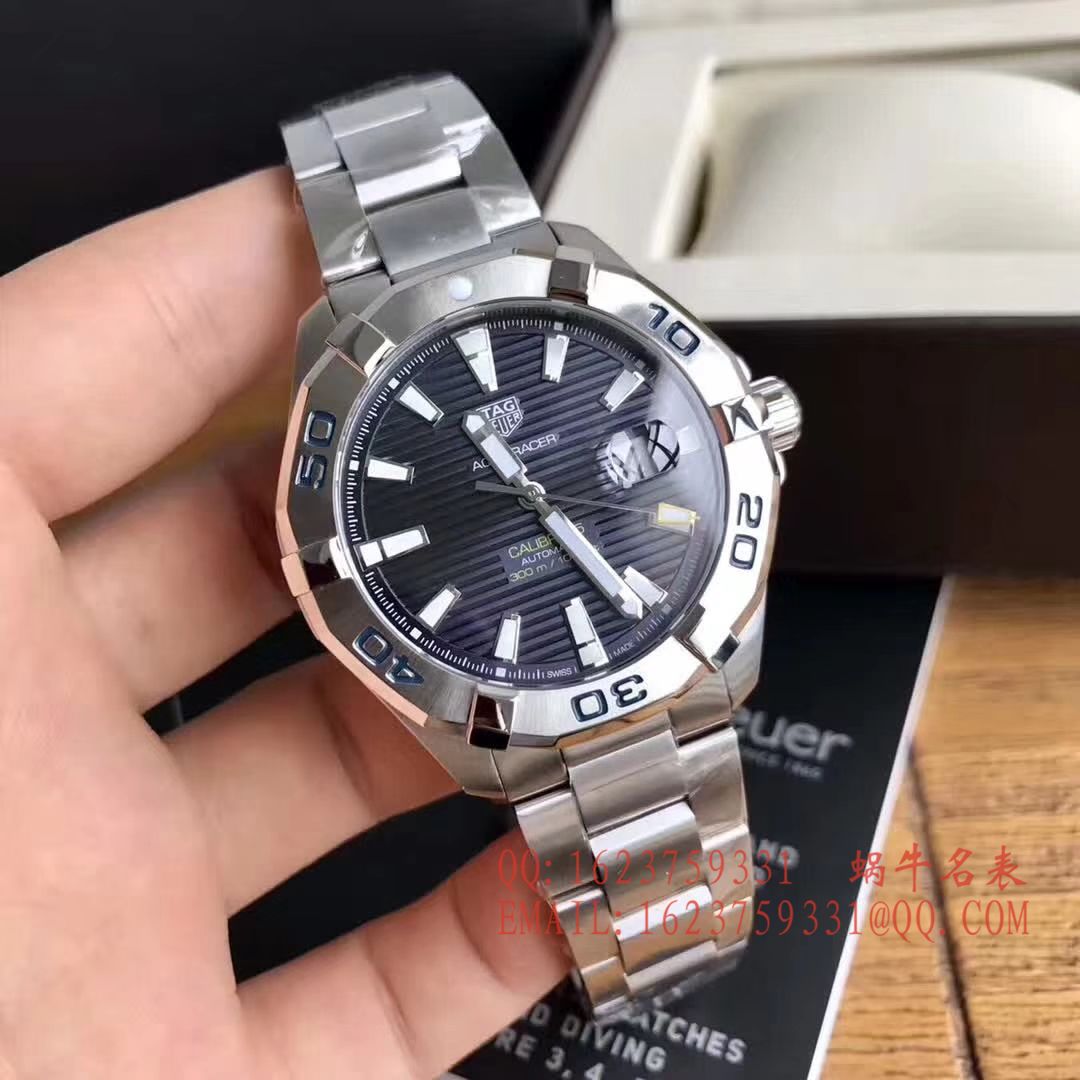   原单正品  泰格豪雅竞潜系列WAY2013.BA0927 、 WAY2010.BA0927《黑面》、WAY2012.BA0927《蓝面》腕表 / TG054