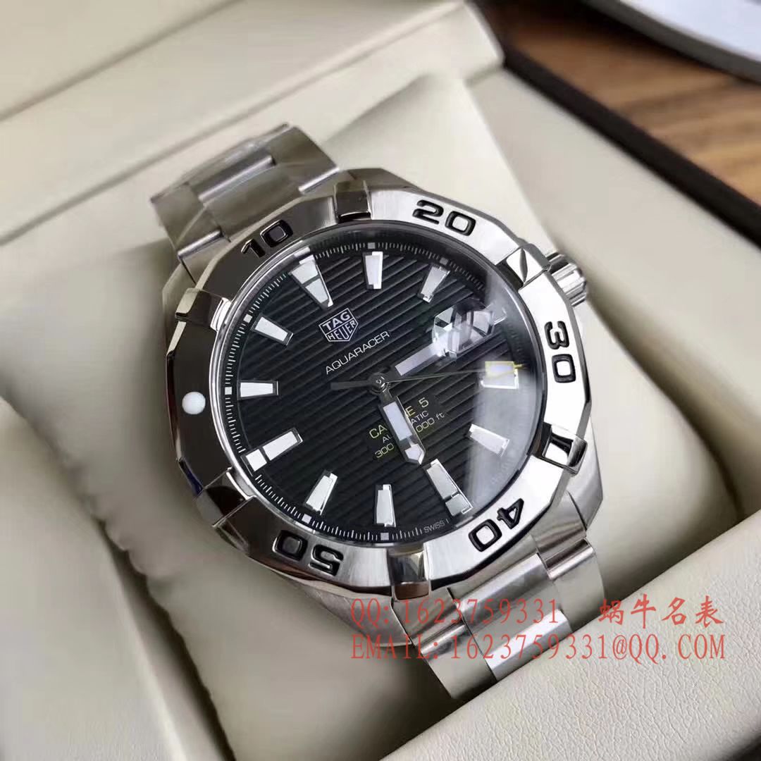   原单正品  泰格豪雅竞潜系列WAY2013.BA0927 、 WAY2010.BA0927《黑面》、WAY2012.BA0927《蓝面》腕表 / TG054