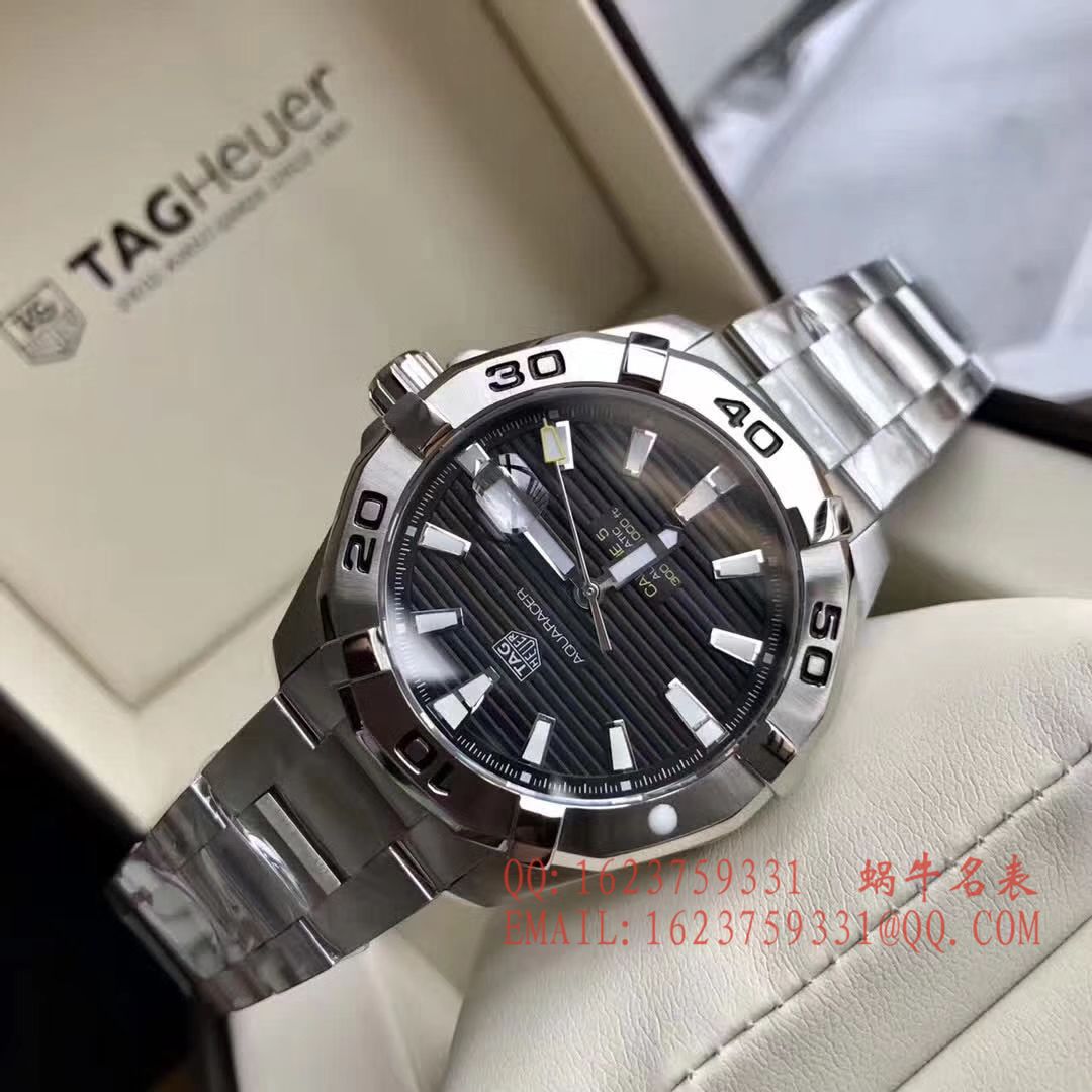   原单正品  泰格豪雅竞潜系列WAY2013.BA0927 、 WAY2010.BA0927《黑面》、WAY2012.BA0927《蓝面》腕表 / TG054