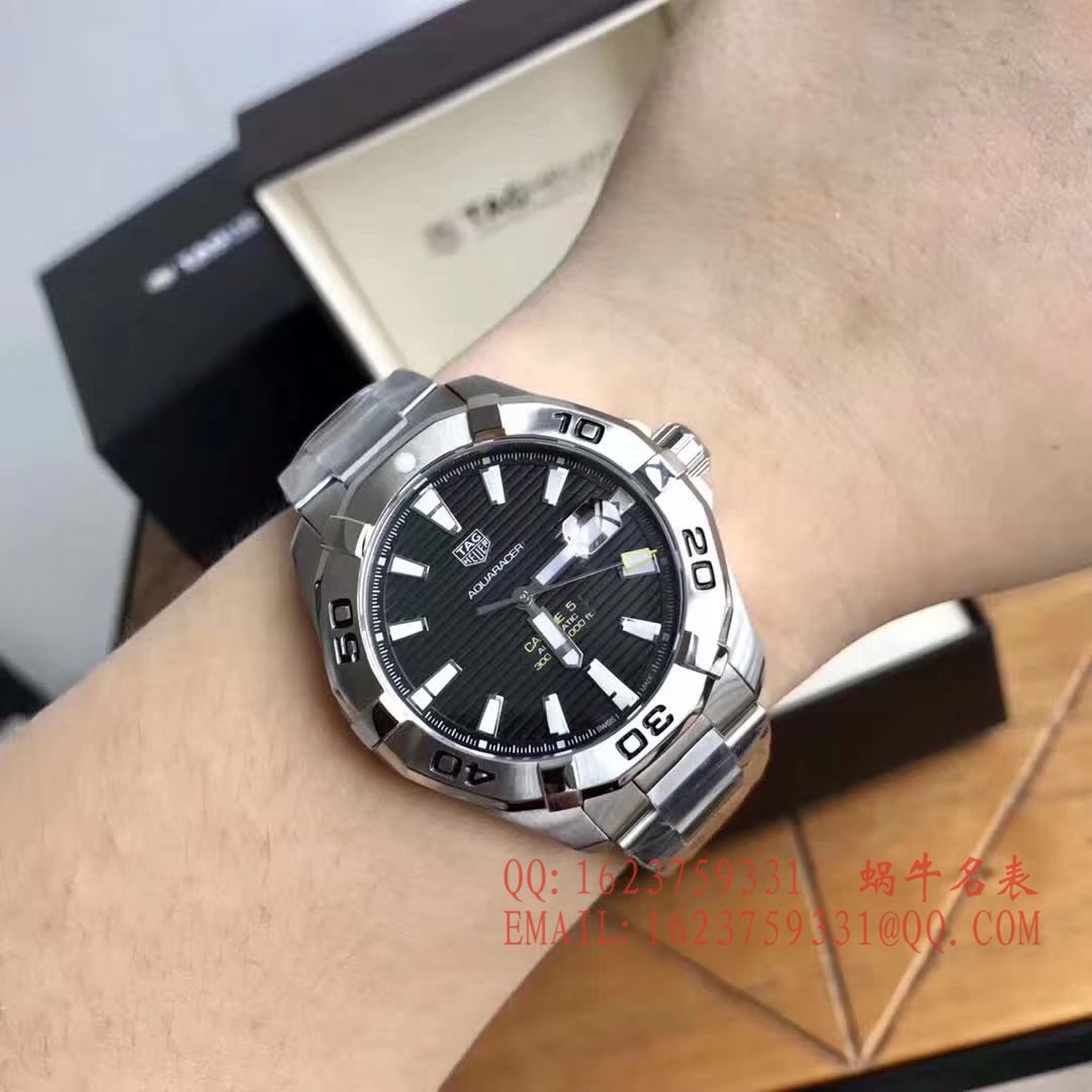   原单正品  泰格豪雅竞潜系列WAY2013.BA0927 、 WAY2010.BA0927《黑面》、WAY2012.BA0927《蓝面》腕表 / TG054