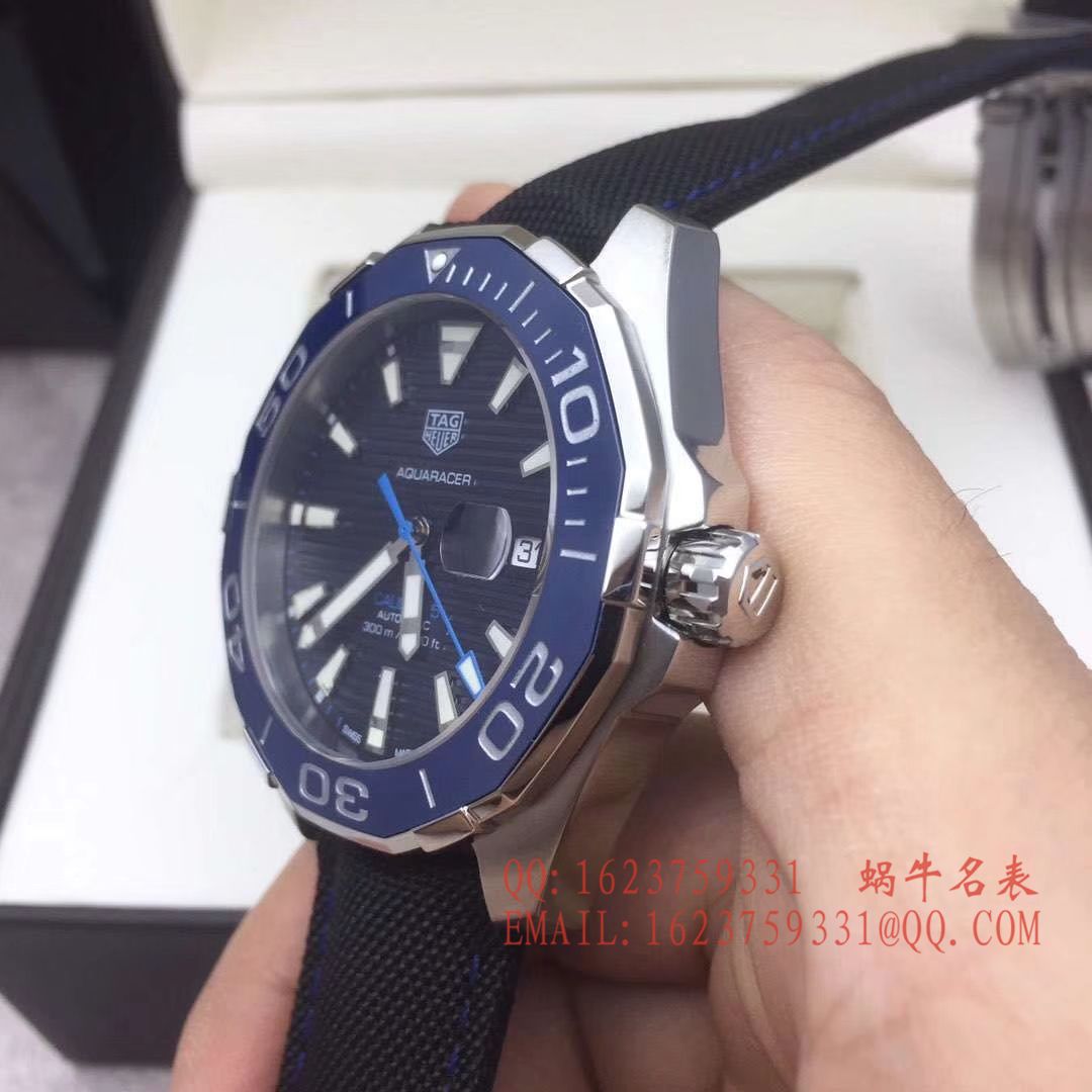   原单正品  泰格豪雅竞潜系列WAY2013.BA0927 、 WAY2010.BA0927《黑面》、WAY2012.BA0927《蓝面》腕表 / TG054