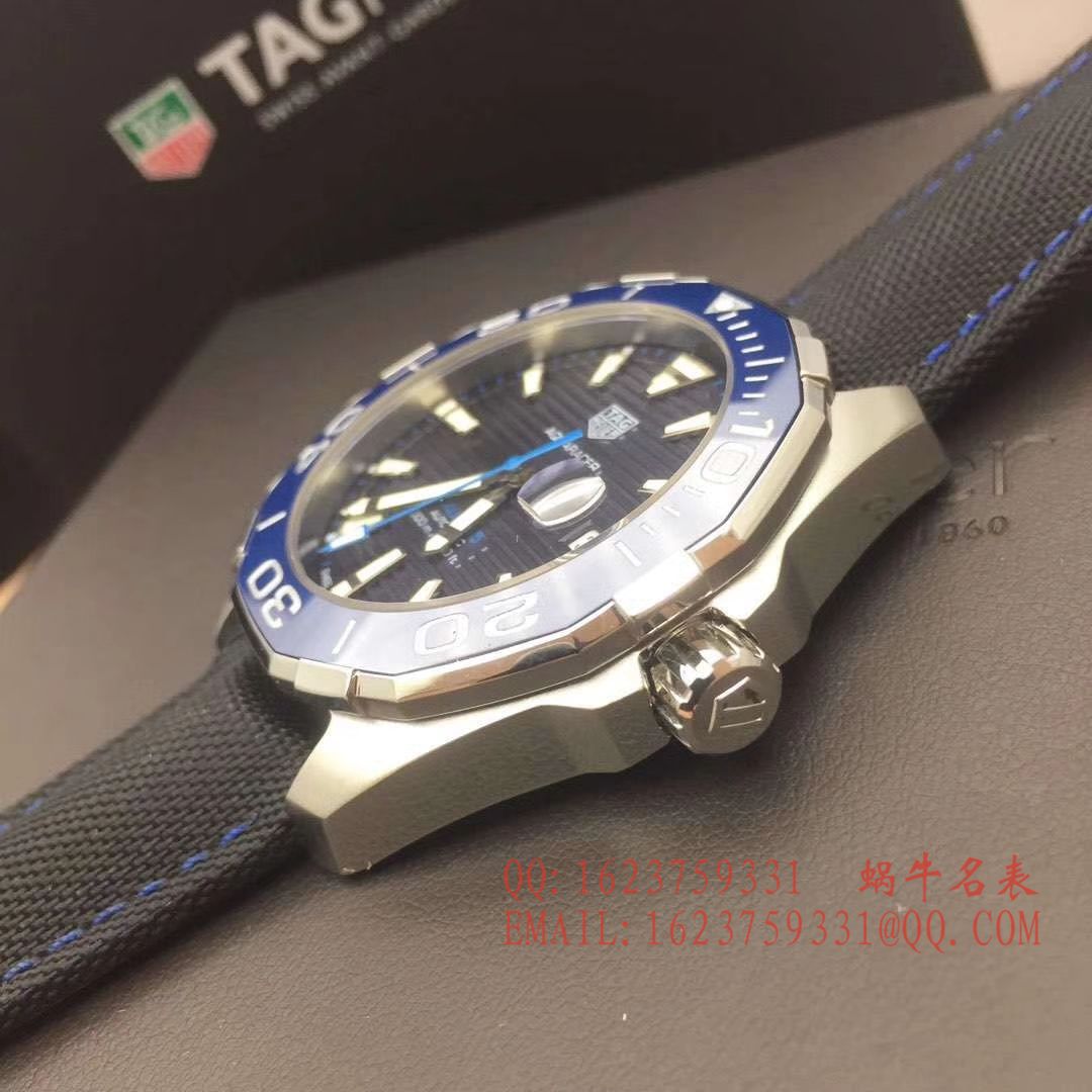   原单正品  泰格豪雅竞潜系列WAY2013.BA0927 、 WAY2010.BA0927《黑面》、WAY2012.BA0927《蓝面》腕表 / TG054