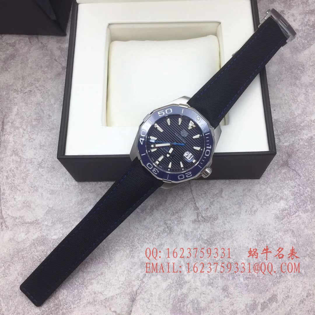   原单正品  泰格豪雅竞潜系列WAY2013.BA0927 、 WAY2010.BA0927《黑面》、WAY2012.BA0927《蓝面》腕表 / TG054