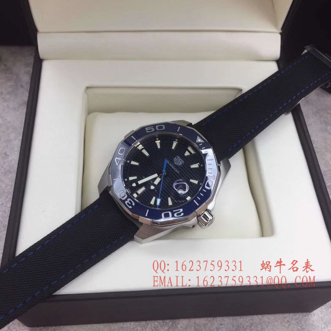   原单正品  泰格豪雅竞潜系列WAY2013.BA0927 、 WAY2010.BA0927《黑面》、WAY2012.BA0927《蓝面》腕表 / TG054