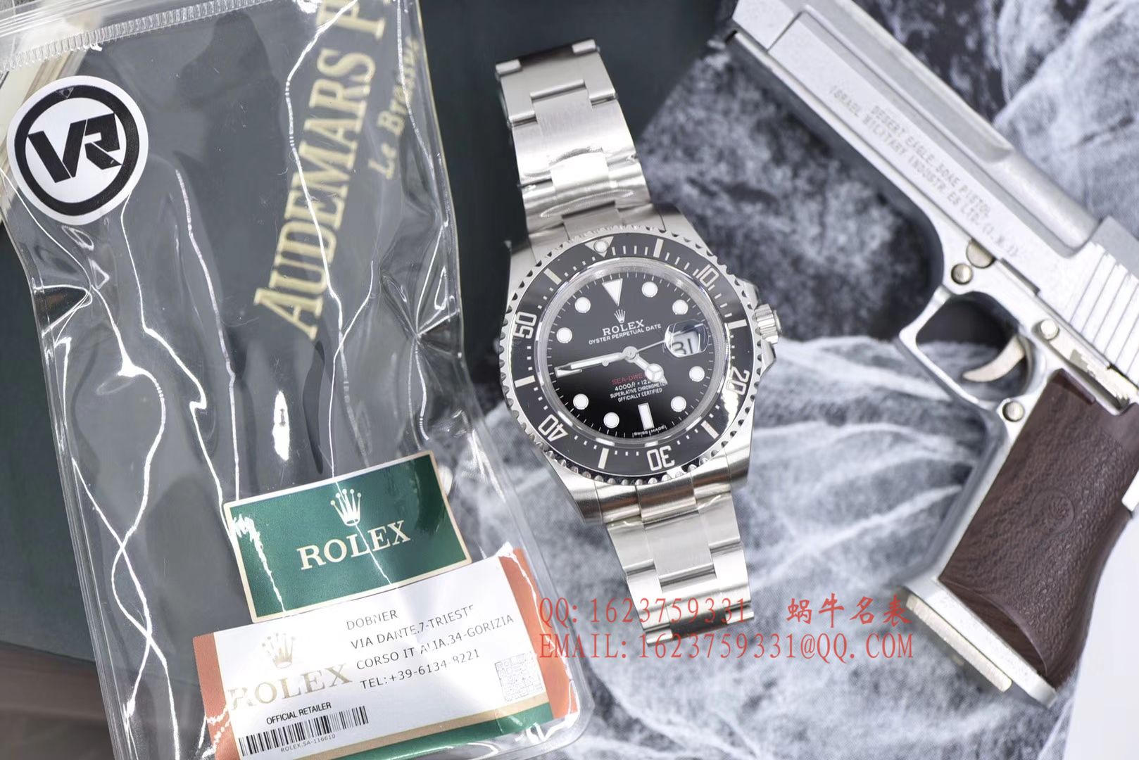   独家视频评测VR  劳力士ROLEX海使型系列Rolex Sea-Dweller 50周年  单红  126600腕表 / RBF193