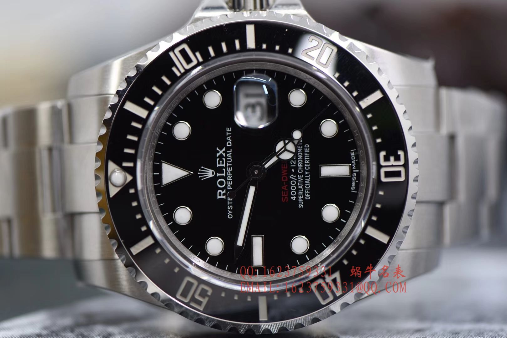   独家视频评测VR  劳力士ROLEX海使型系列Rolex Sea-Dweller 50周年  单红  126600腕表 / RBF193