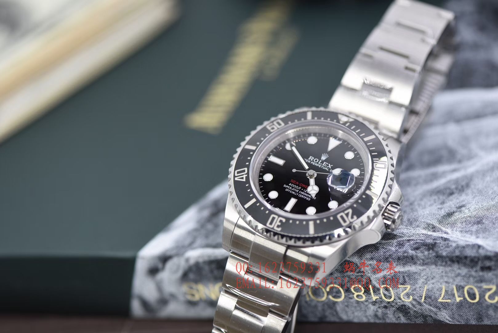   独家视频评测VR  劳力士ROLEX海使型系列Rolex Sea-Dweller 50周年  单红  126600腕表 / RBF193