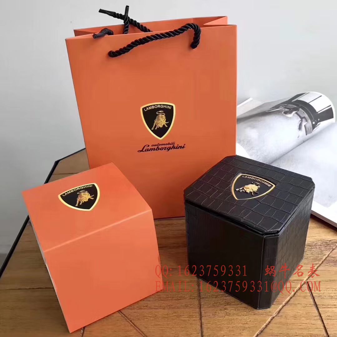  正品原单  兰博基尼 六针计时石英男表 / LB001