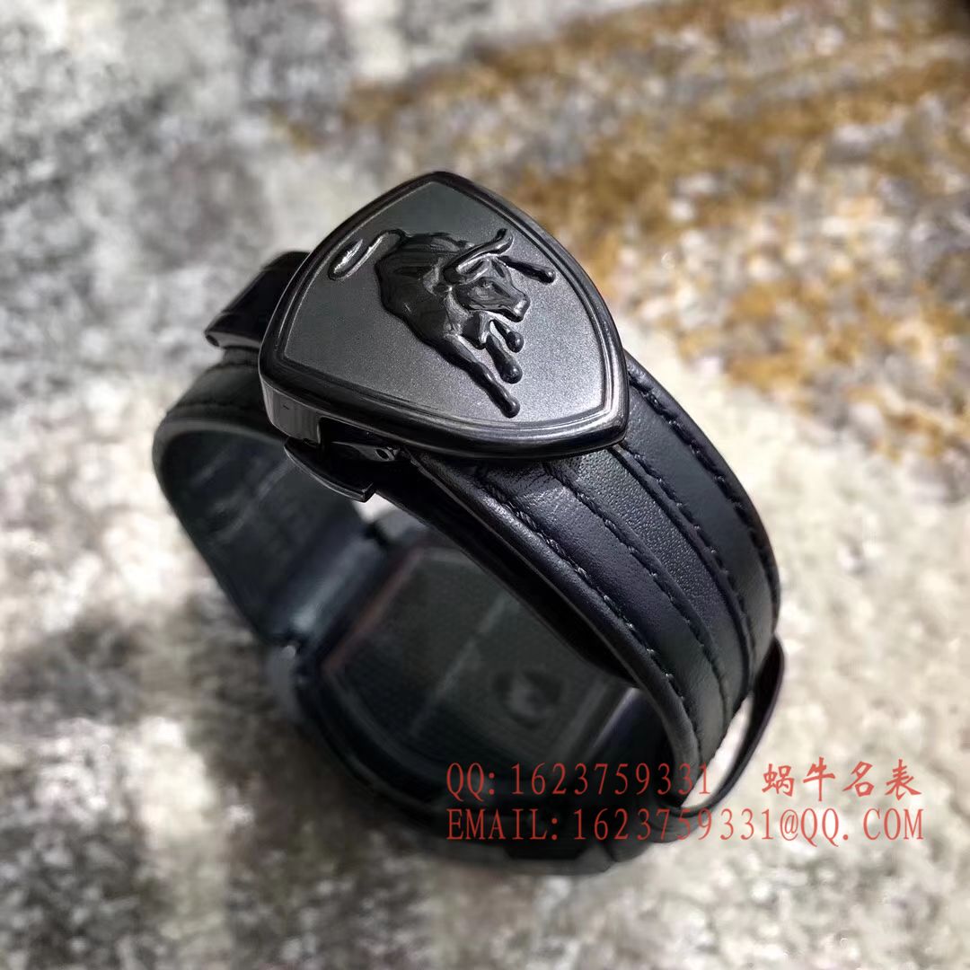  正品原单  兰博基尼 六针计时石英男表 / LB001