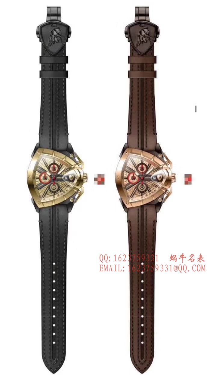   正品原单  兰博基尼 六针计时石英男表 / LB001