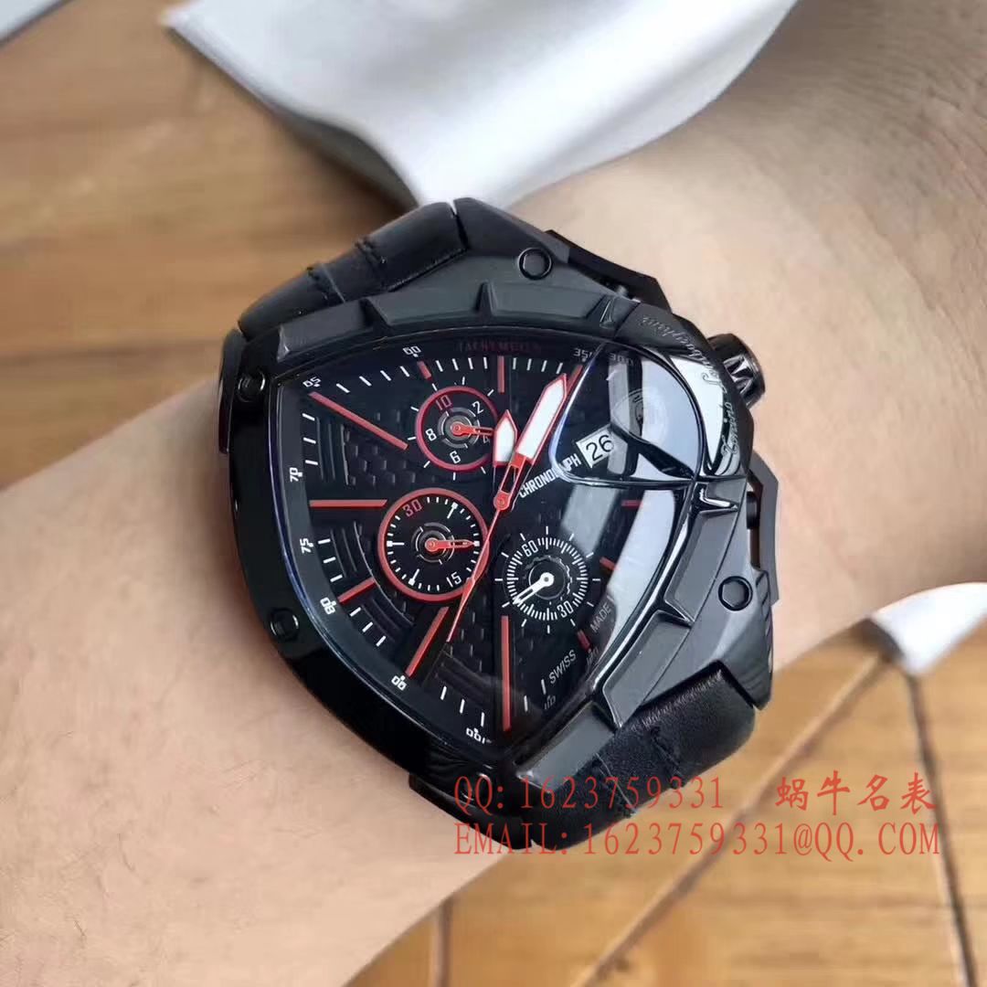   正品原单  兰博基尼 六针计时石英男表 / LB001