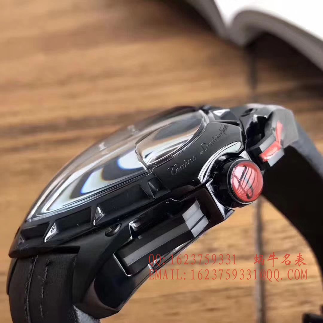   正品原单  兰博基尼 六针计时石英男表 / LB001