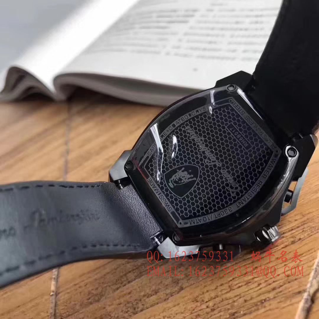   正品原单  兰博基尼 六针计时石英男表 / LB001