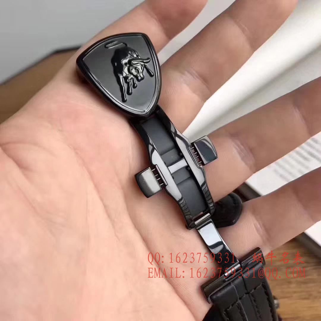   正品原单  兰博基尼 六针计时石英男表 / LB001