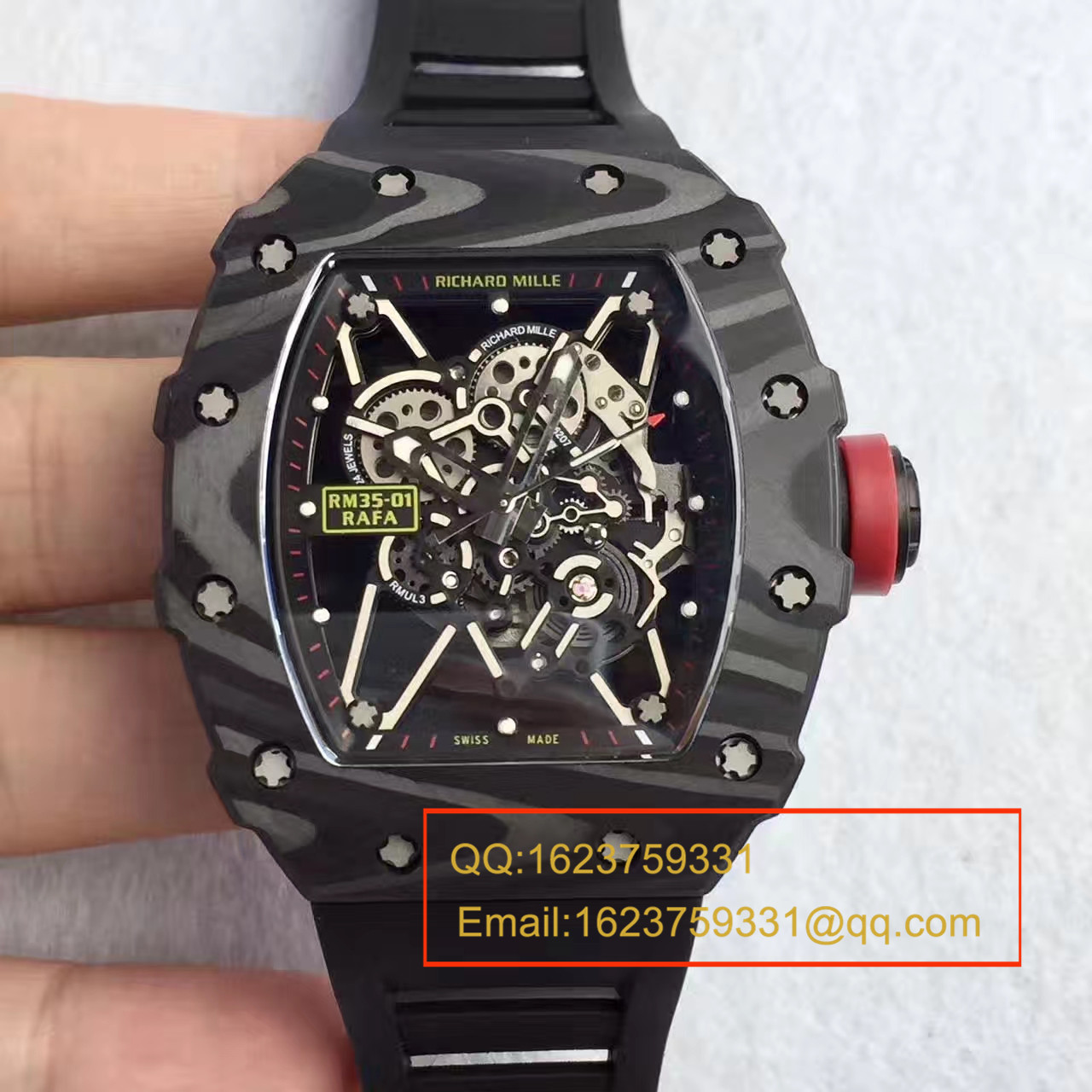   独家视频评测KV  理查德米勒男士系列RM 35-01 RAFAEL NADAL腕表 / 理查德米勒RM035-01