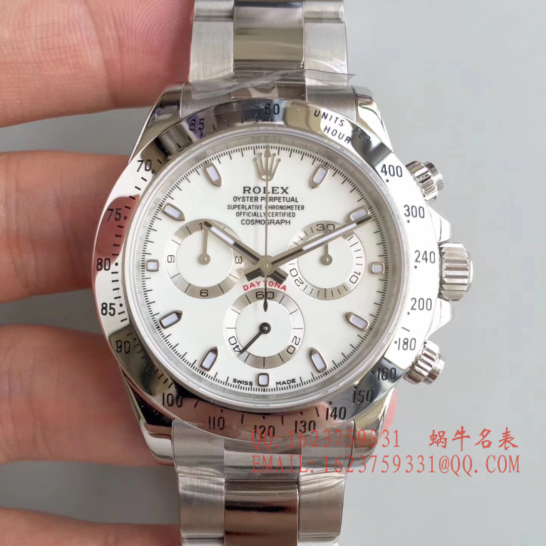   AR  劳力士宇宙计型迪通拿系列116520-78590 黑盘腕表(黑钢迪)、116520-78590 白盘腕表(白钢迪) / RBH195