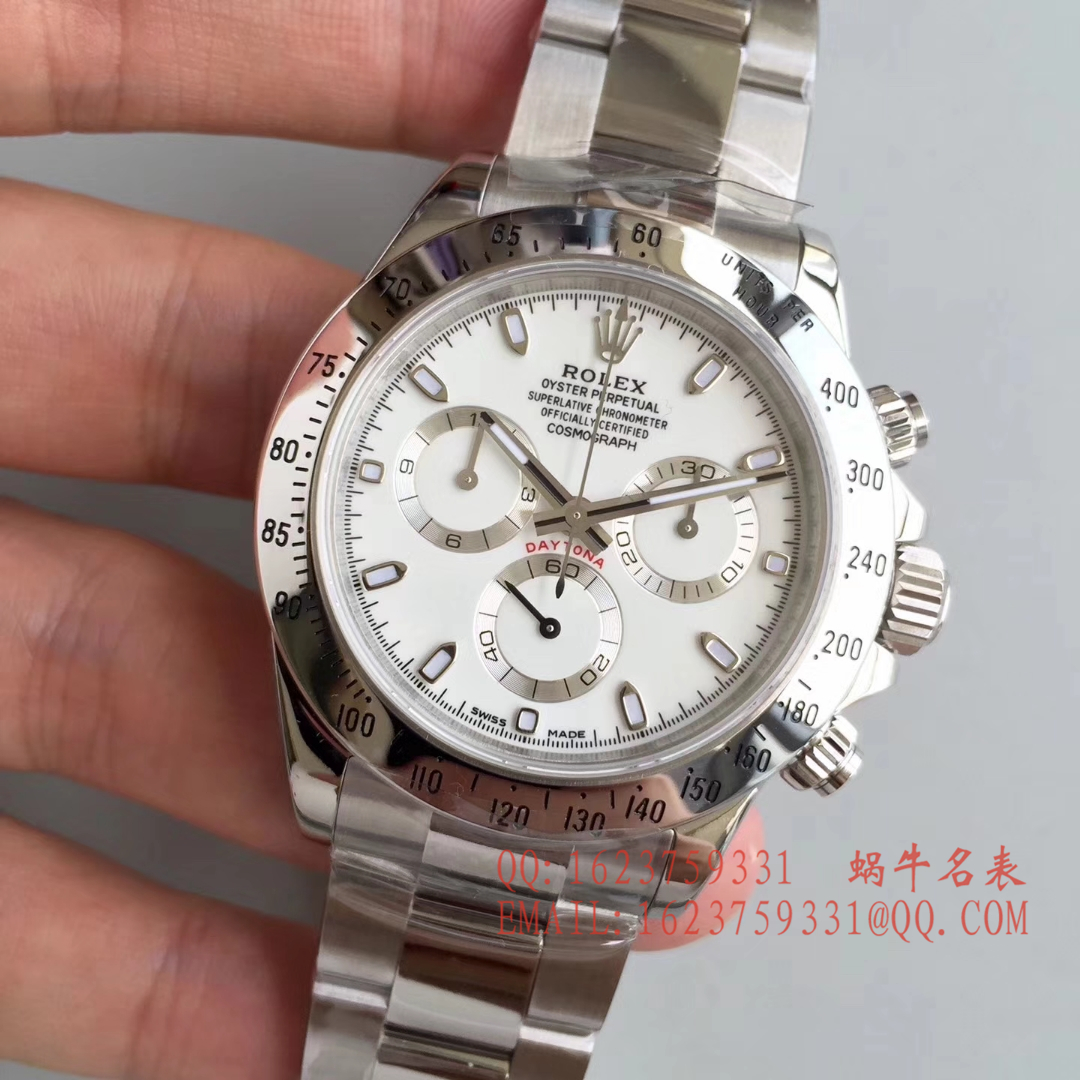   AR  劳力士宇宙计型迪通拿系列116520-78590 黑盘腕表(黑钢迪)、116520-78590 白盘腕表(白钢迪) / RBH195