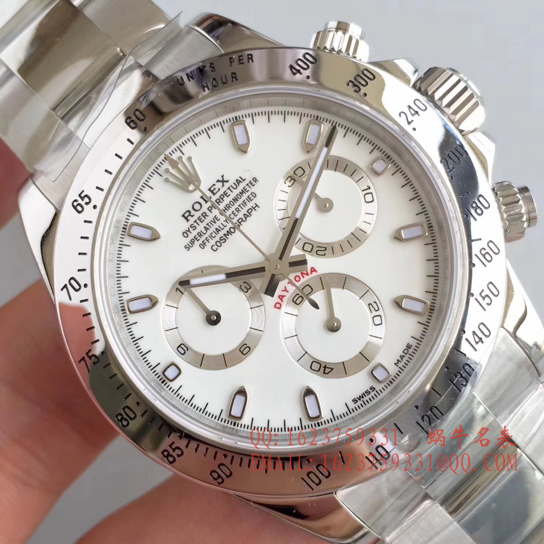   AR  劳力士宇宙计型迪通拿系列116520-78590 黑盘腕表(黑钢迪)、116520-78590 白盘腕表(白钢迪) / RBH195