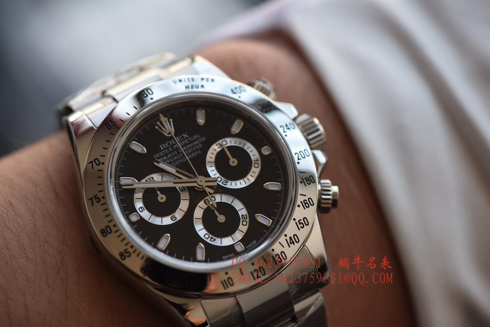  AR  劳力士宇宙计型迪通拿系列116520-78590 黑盘腕表(黑钢迪)、116520-78590 白盘腕表(白钢迪) / RBH195