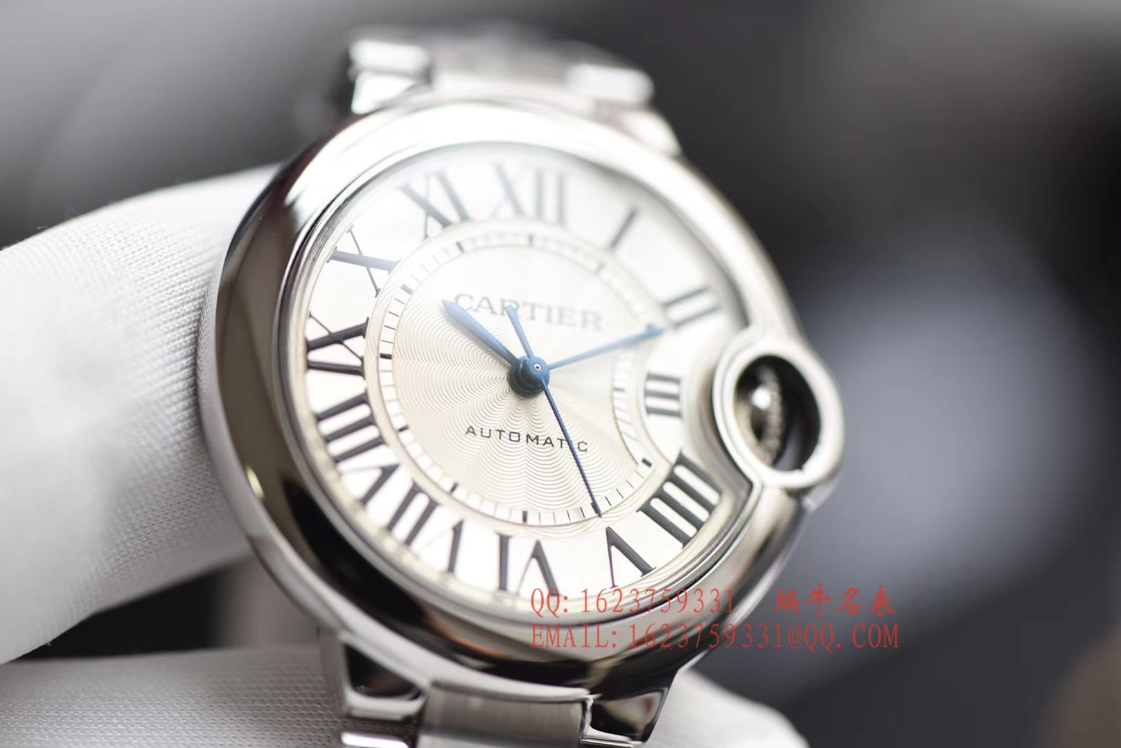   V6蓝气球ETA1671机芯版本  卡地亚蓝气球系列33毫米W6920071女士机械腕表 / K142