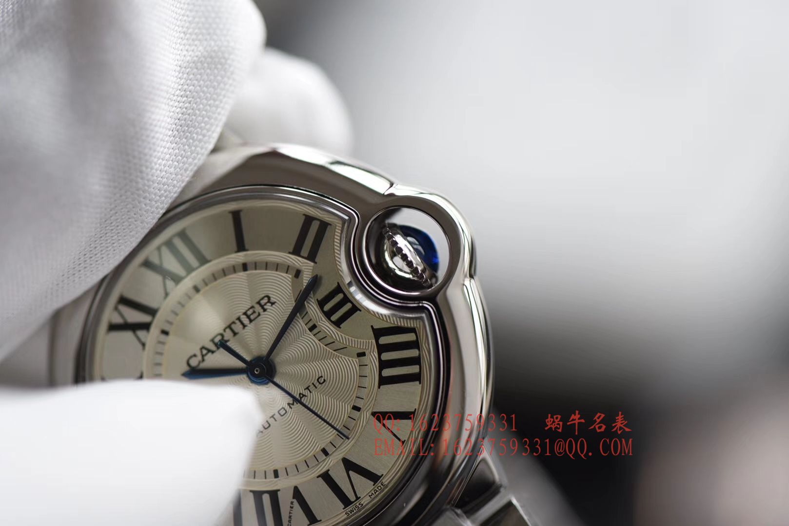   V6蓝气球ETA1671机芯版本  卡地亚蓝气球系列33毫米W6920071女士机械腕表 / K142