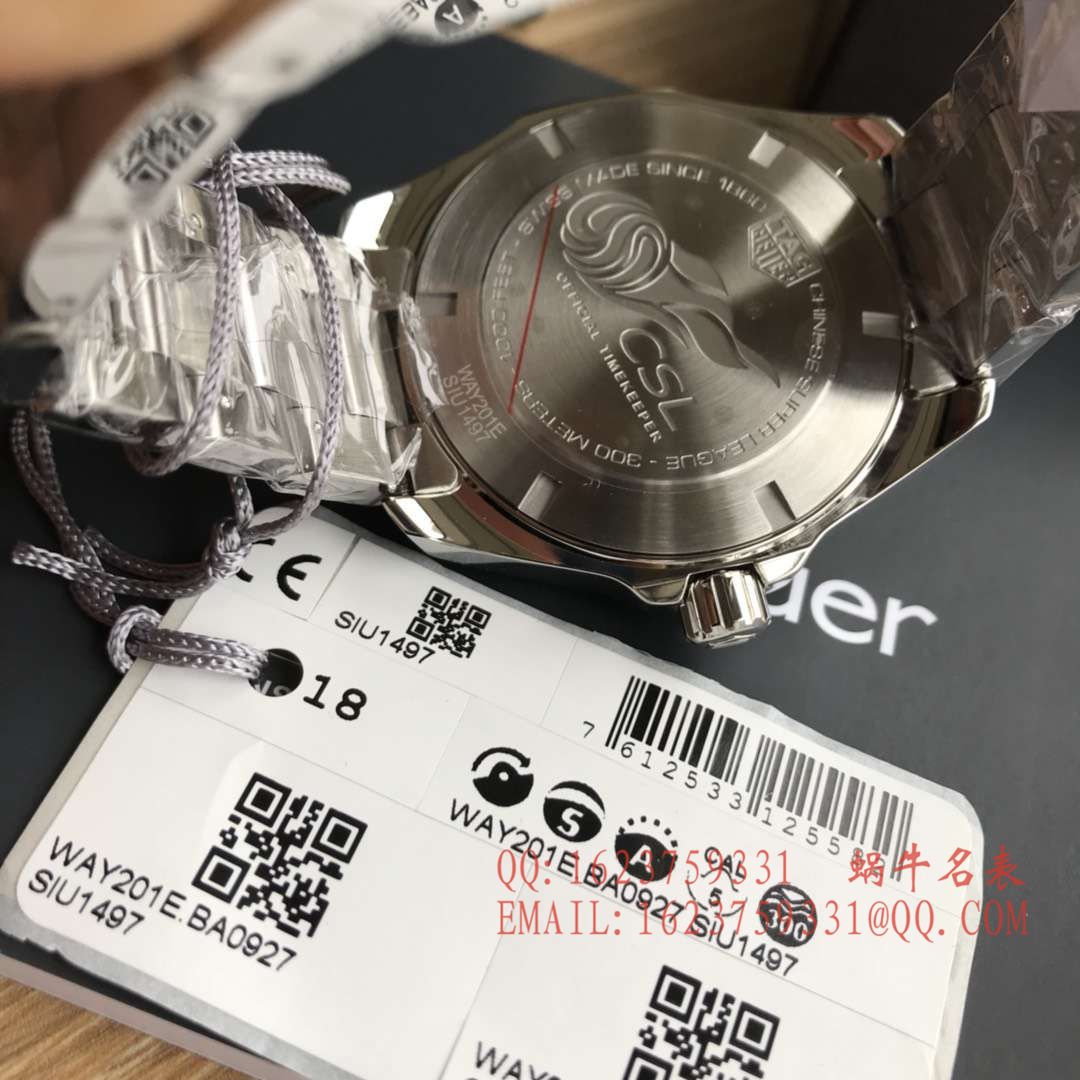   香港原单 支持专柜验货  泰格豪雅竞潜系列中超特别版WAY201E.BA0927机械表 / TG036