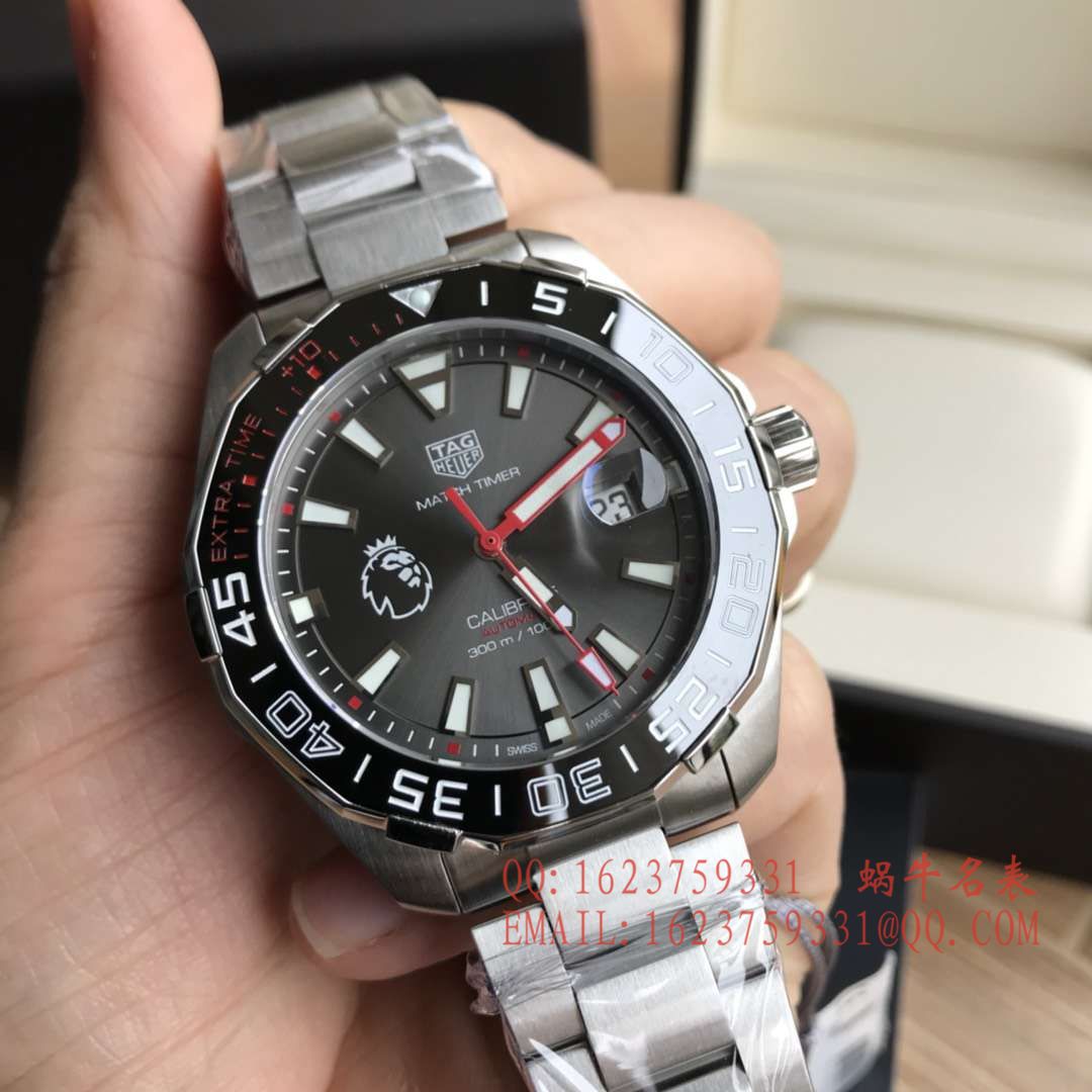   香港原单 支持专柜验货  泰格豪雅竞潜Aquaracer系列300M英超联赛特别款腕表WAY201D.BA0927 / TG037