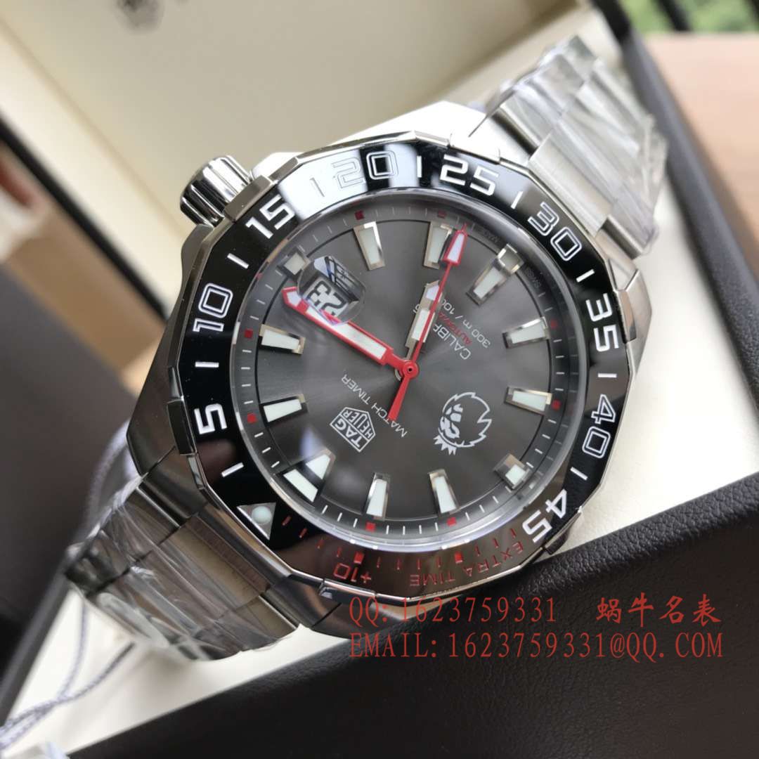   香港原单 支持专柜验货  泰格豪雅竞潜Aquaracer系列300M英超联赛特别款腕表WAY201D.BA0927 / TG037
