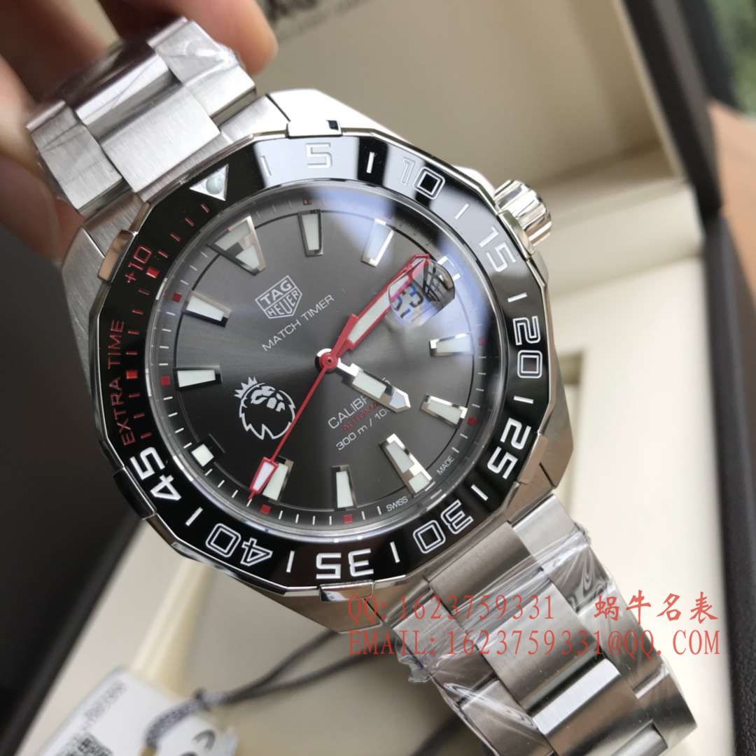   香港原单 支持专柜验货  泰格豪雅竞潜Aquaracer系列300M英超联赛特别款腕表WAY201D.BA0927 / TG037