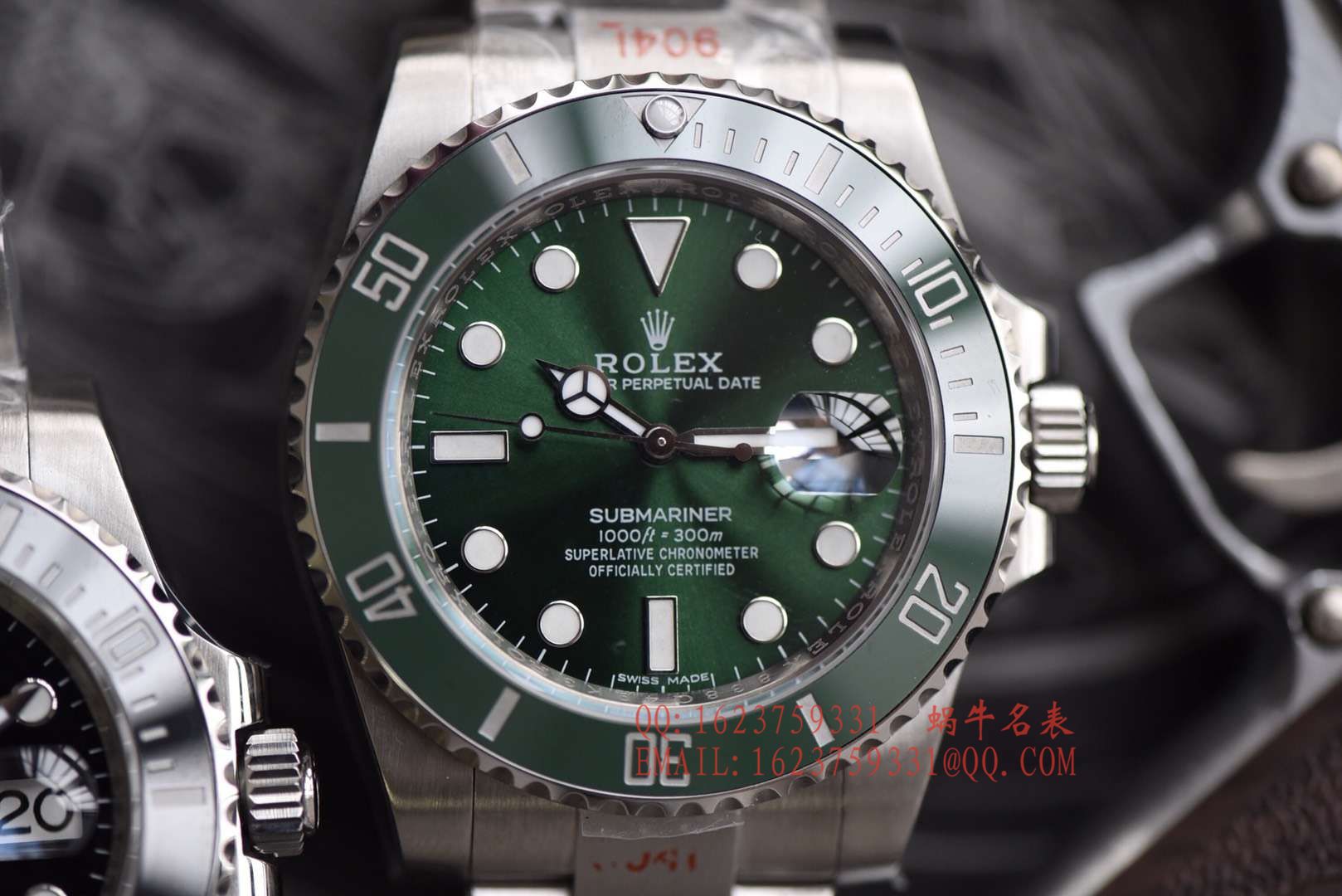   NOOB厂V9版本904L不锈钢版本  劳力士潜航者型116610LV-97200 绿盘腕表(绿水鬼)、116610LN-97200 《黑水鬼》 / RCB199