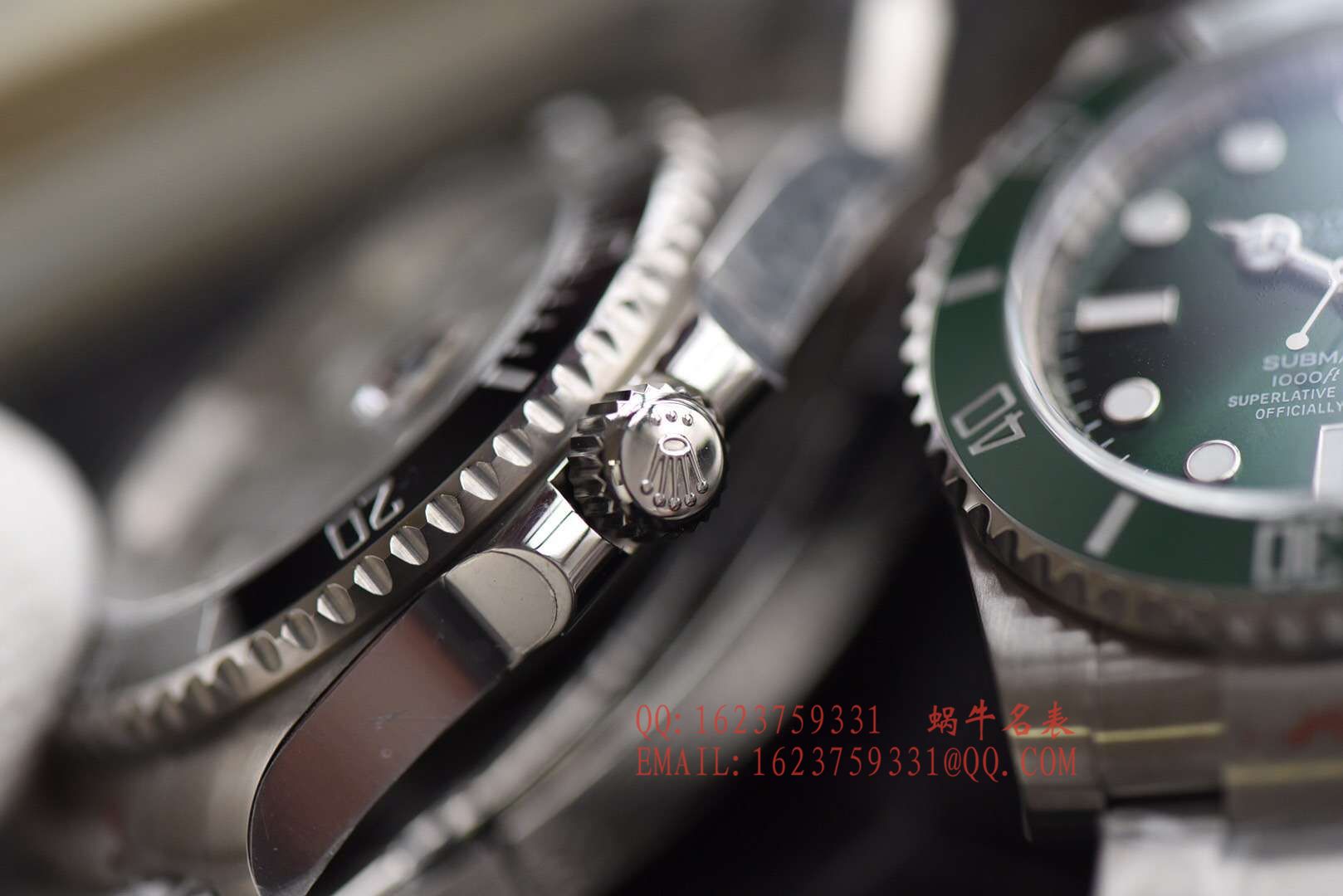   NOOB厂V9版本904L不锈钢版本  劳力士潜航者型116610LV-97200 绿盘腕表(绿水鬼)、116610LN-97200 《黑水鬼》 / RCB199