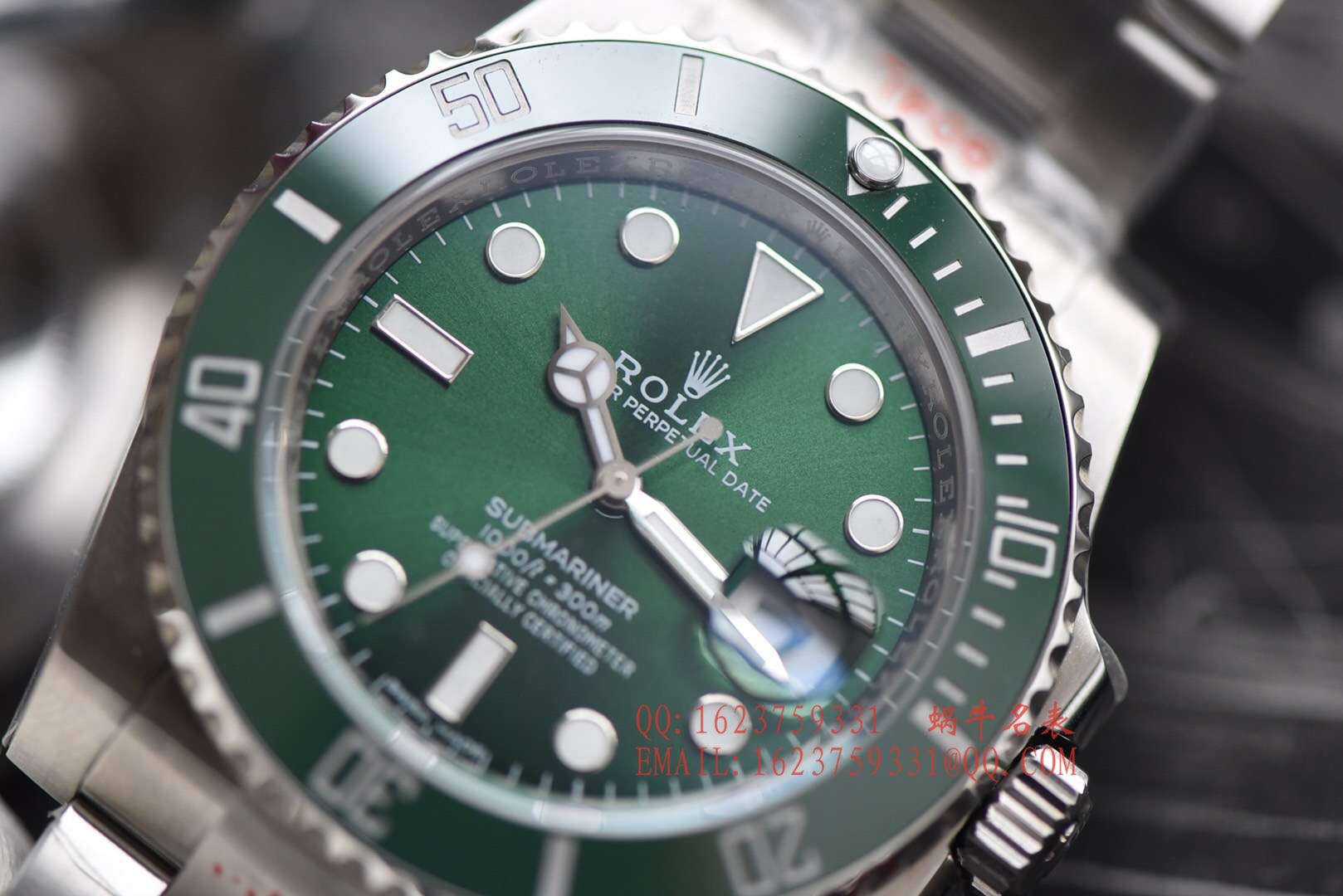   NOOB厂V9版本904L不锈钢版本  劳力士潜航者型116610LV-97200 绿盘腕表(绿水鬼)、116610LN-97200 《黑水鬼》 / RCB199
