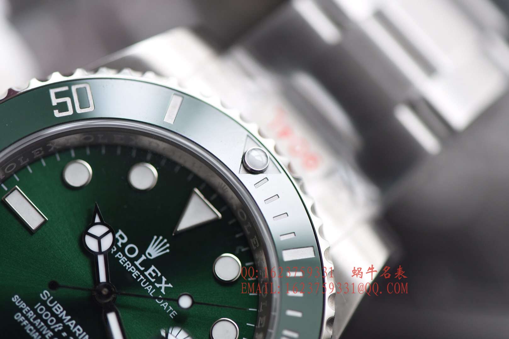   NOOB厂V9版本904L不锈钢版本  劳力士潜航者型116610LV-97200 绿盘腕表(绿水鬼)、116610LN-97200 《黑水鬼》 / RCB199
