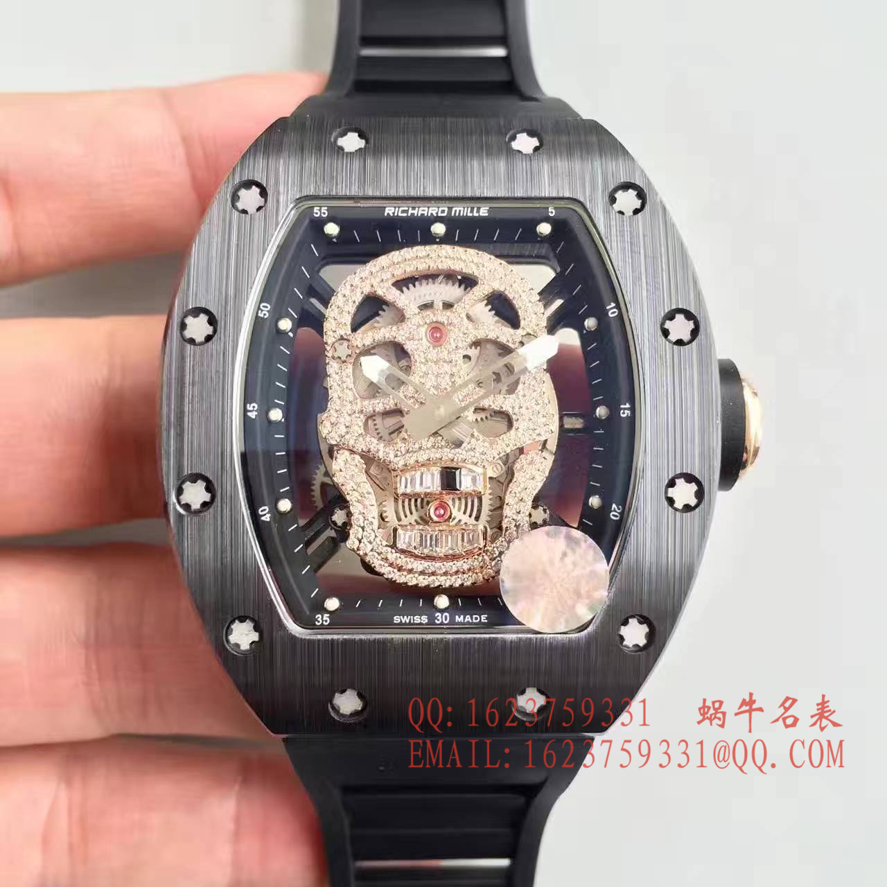   视频解析  KV出品版理查德米勒骷髅头RM 52系列手表 / R007