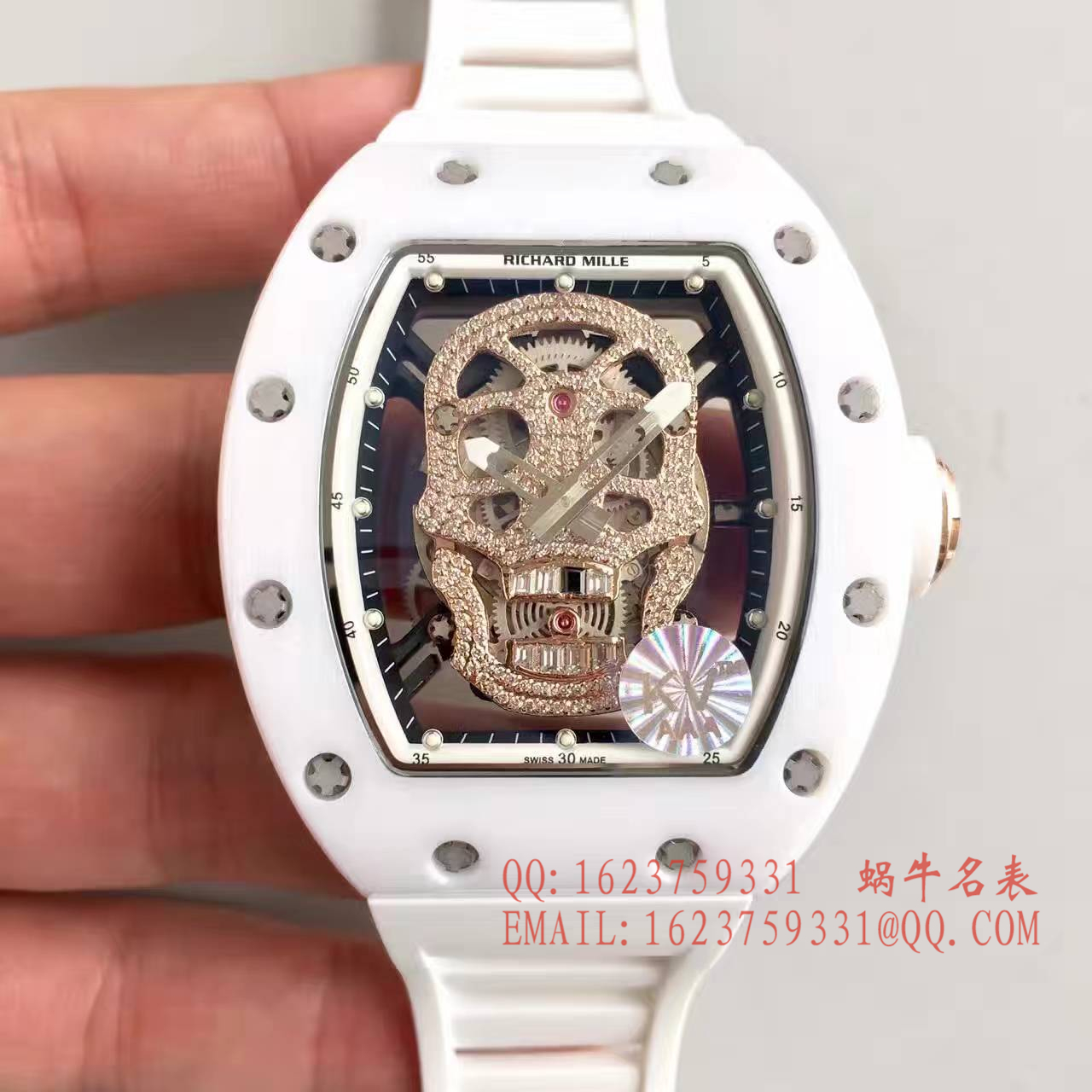   视频解析  KV出品版理查德米勒骷髅头RM 52系列手表 / R007
