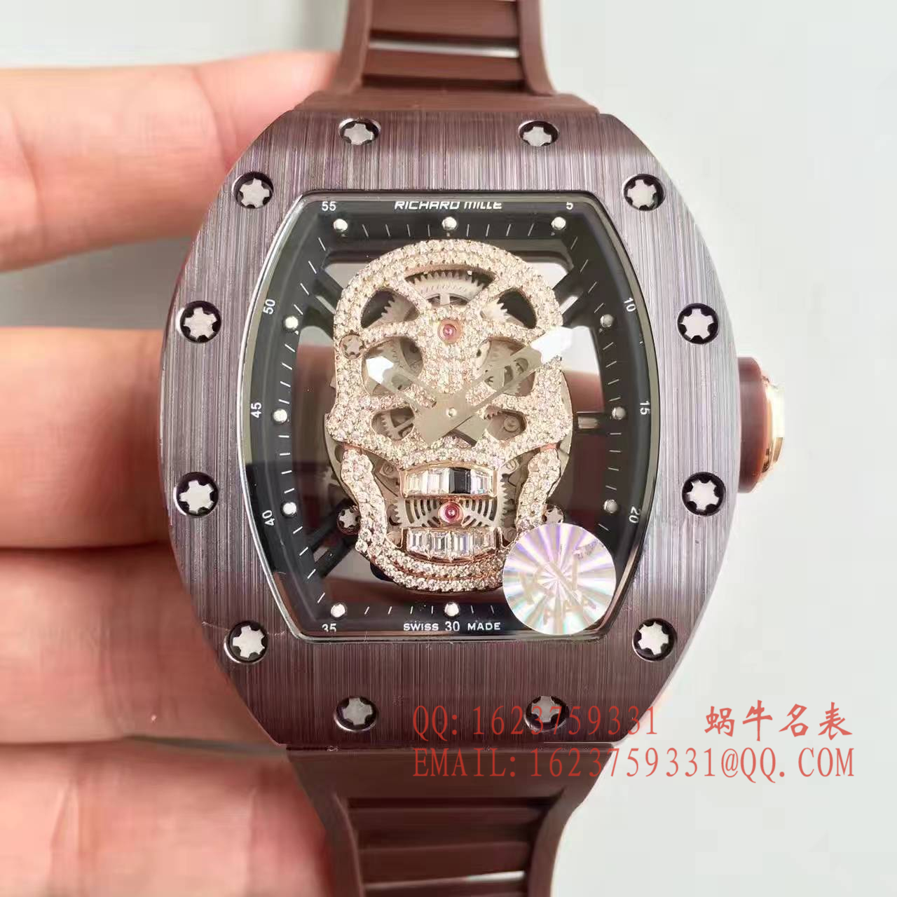  视频解析  KV出品版理查德米勒骷髅头RM 52系列手表 / R007