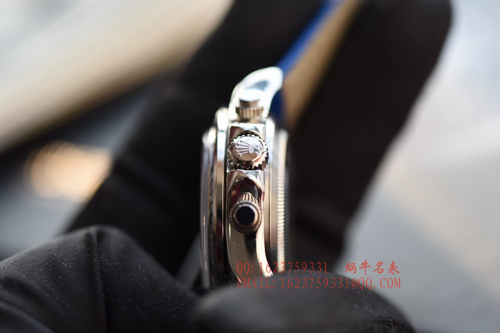   台湾  劳力士宇宙计型迪通拿系列116599 12sa密镶钻表面配蓝珐琅罗马数字腕表 / RBD201