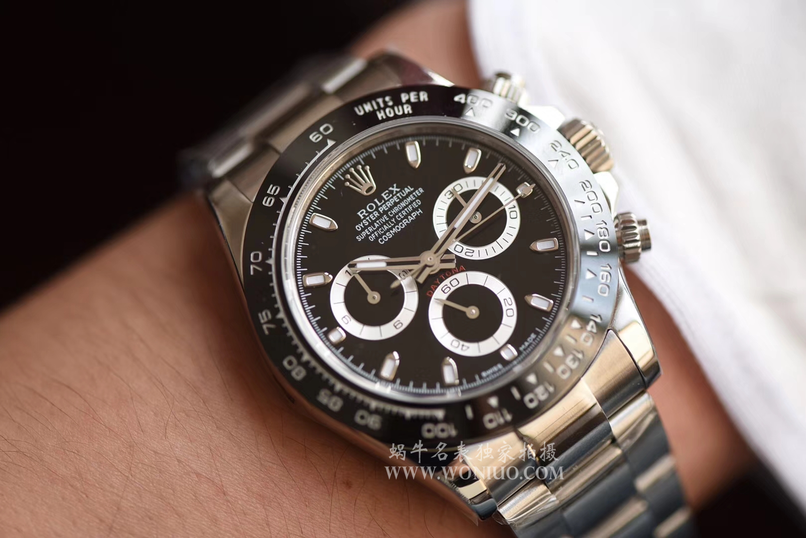   AR厂劳力士904钢宇宙计型迪通拿系列116500LN-78590黑盘机械手表 / R204