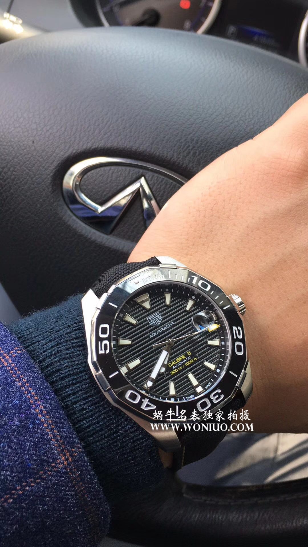   原单正品、专柜验货  李易峰同款泰格豪雅竞潜300M腕表系列系列WAY201A.FT6069腕表 / TG057